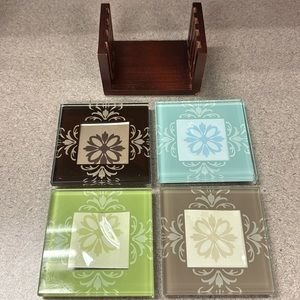 Sicura Glass Picture Frame Drink Coaster